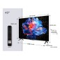 TCL P6K Series 43P6K 43 4K UHD (2160p) Smart TV